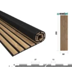 Woodipol Bozkır Kahve 60*280 cm
